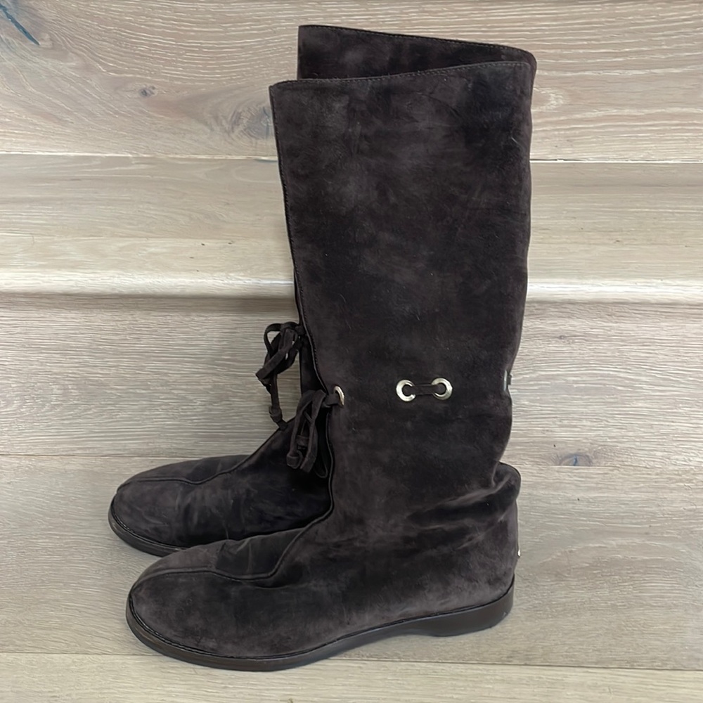 Jimmy Choo brown suede boots